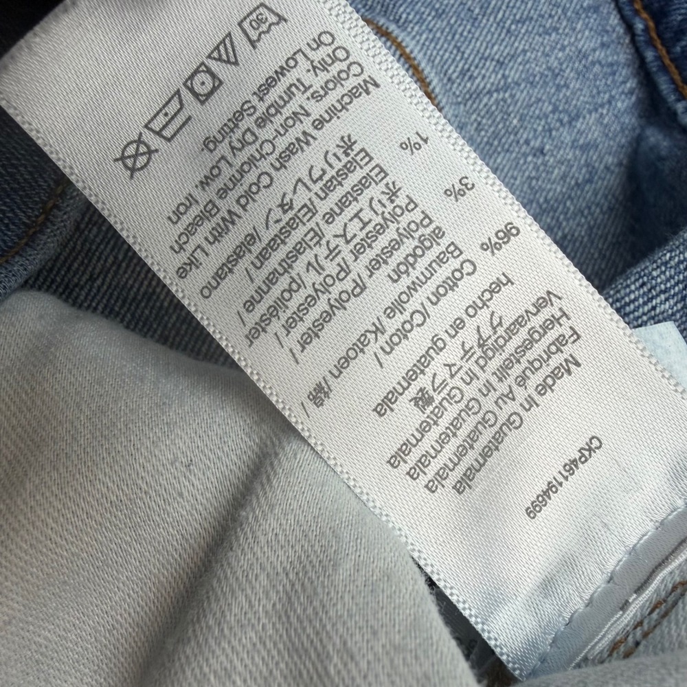 Madewell The Perfect Vintage Jean Barnwell Wash Blue High Rise Size 28 M6298 - Picture 6 of 11
